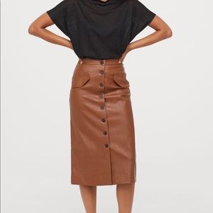 H&M faux leather